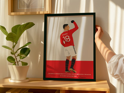 Casemiro Manchester United Framed Poster