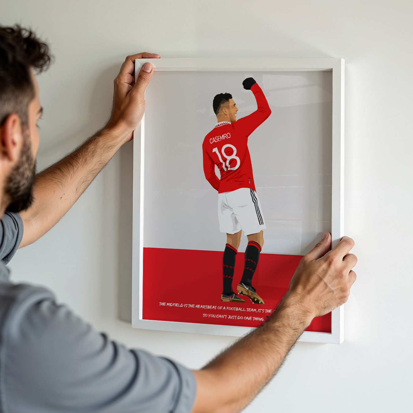 Casemiro Manchester United Framed Poster