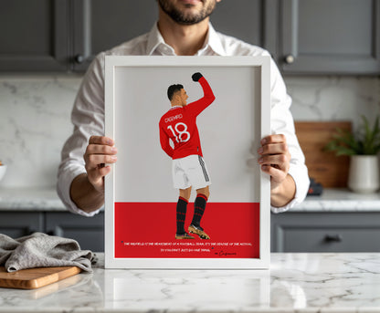 Casemiro Manchester United Framed Poster