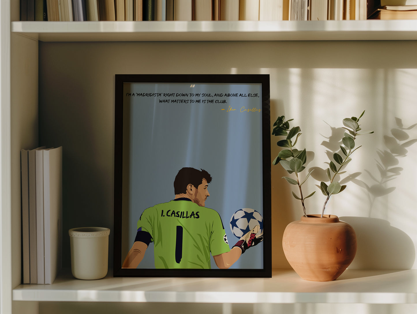 Iker Casillas Real Madrid Framed Poster