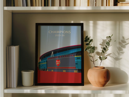 Arsenal Premier League Champions 2025/26 Edition