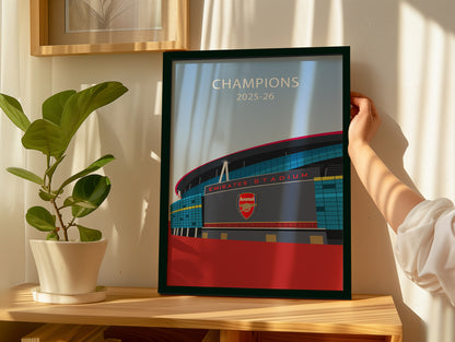 Arsenal Premier League Champions 2025/26 Edition
