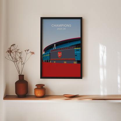 Arsenal Premier League Champions 2025/26 Edition