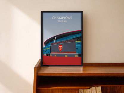 Arsenal Premier League Champions 2025/26 Edition