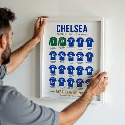 Chelsea 2011-12 Squad Framed Poster
