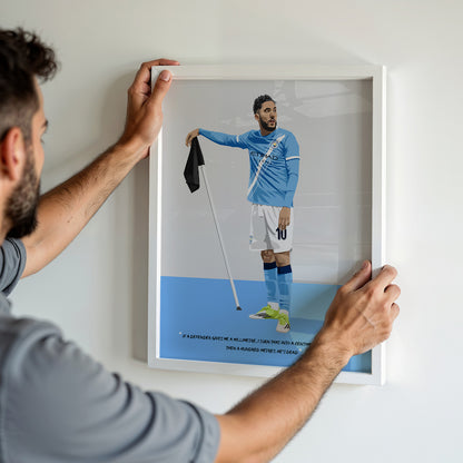 Rayan Cherki Manchester City Framed Poster