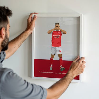 Viktor Gyokeres Arsenal Framed Poster