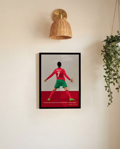 Cristiano Ronaldo Portugal Art Frame