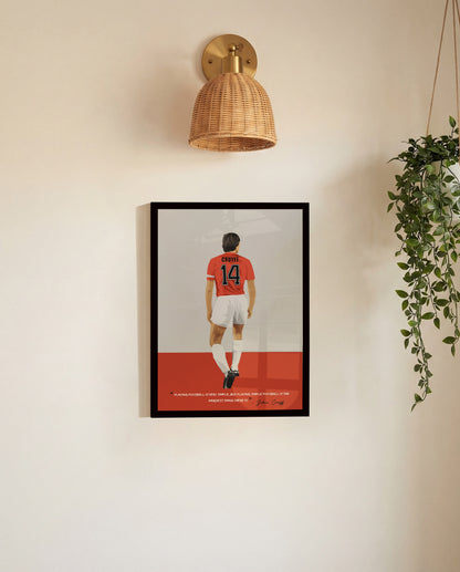 Johan Cruyff Netherlands Framed Poster - International Football