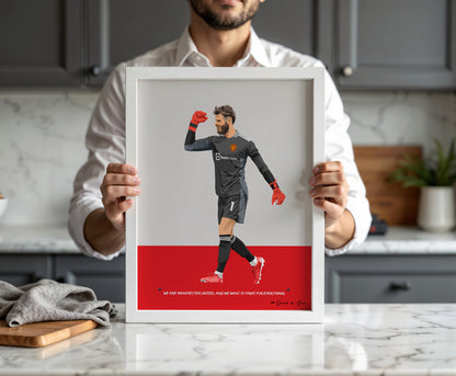 David de Gea Framed Poster - New Design 2025