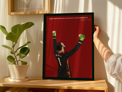 David de Gea Manchester United Framed Poster