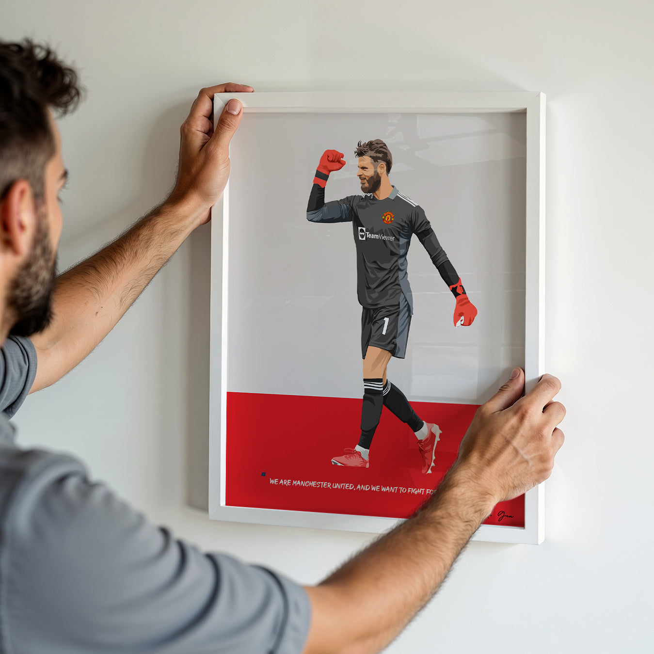 David de Gea Framed Poster - New Design 2025