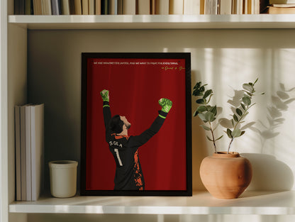David de Gea Manchester United Framed Poster