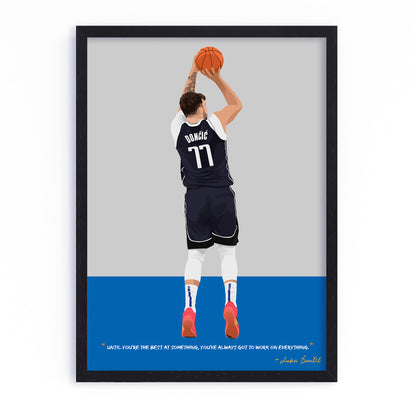 Luka Doncic Framed Poster