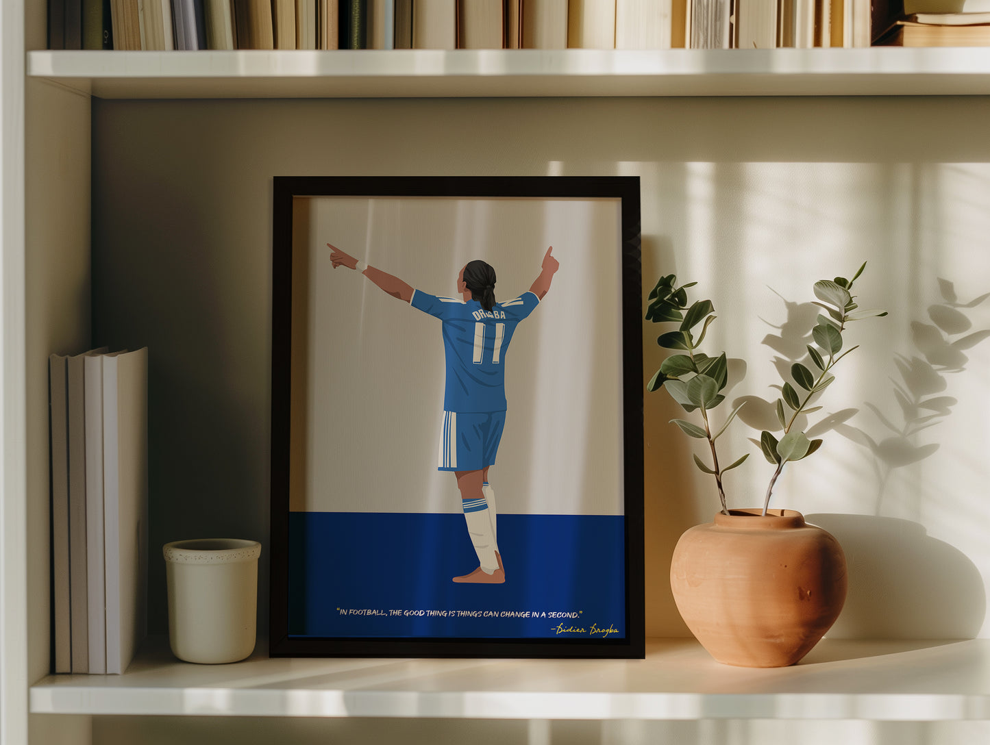 Didier Drogba Chelsea Framed Poster