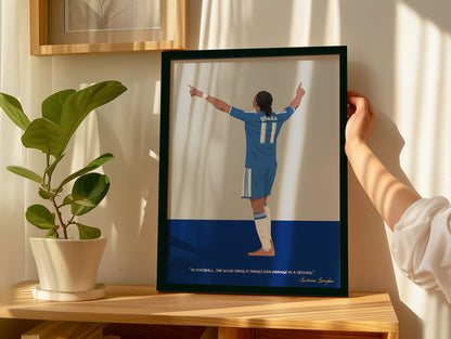 Didier Drogba Chelsea Framed Poster