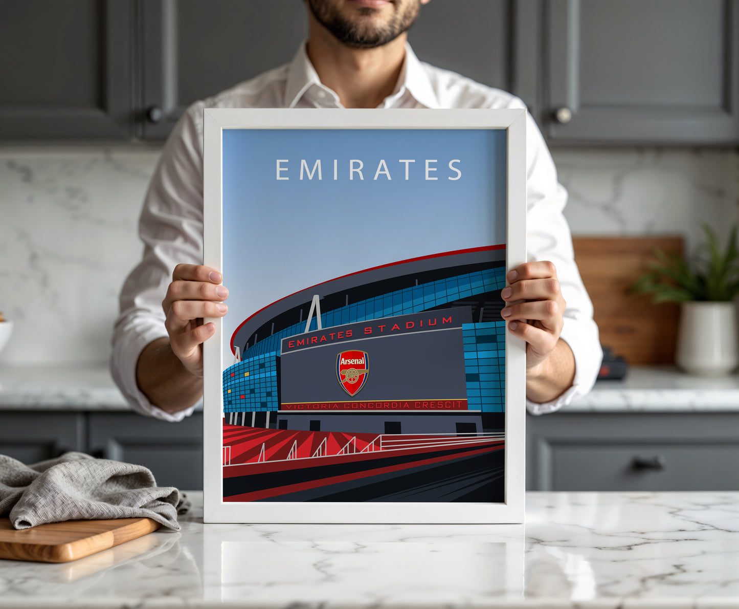 Emirates Arsenal Framed Poster