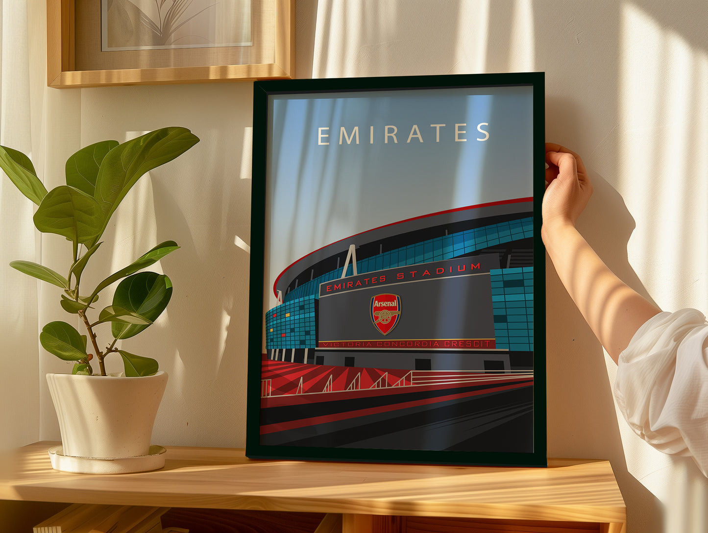 Emirates Arsenal Framed Poster