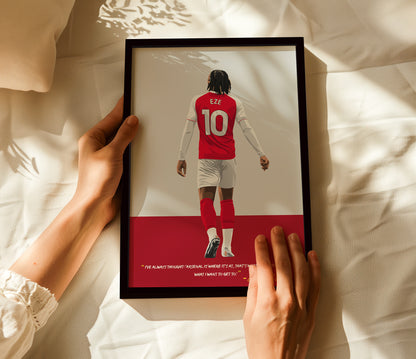 Eberechi Eze Arsenal Framed Poster