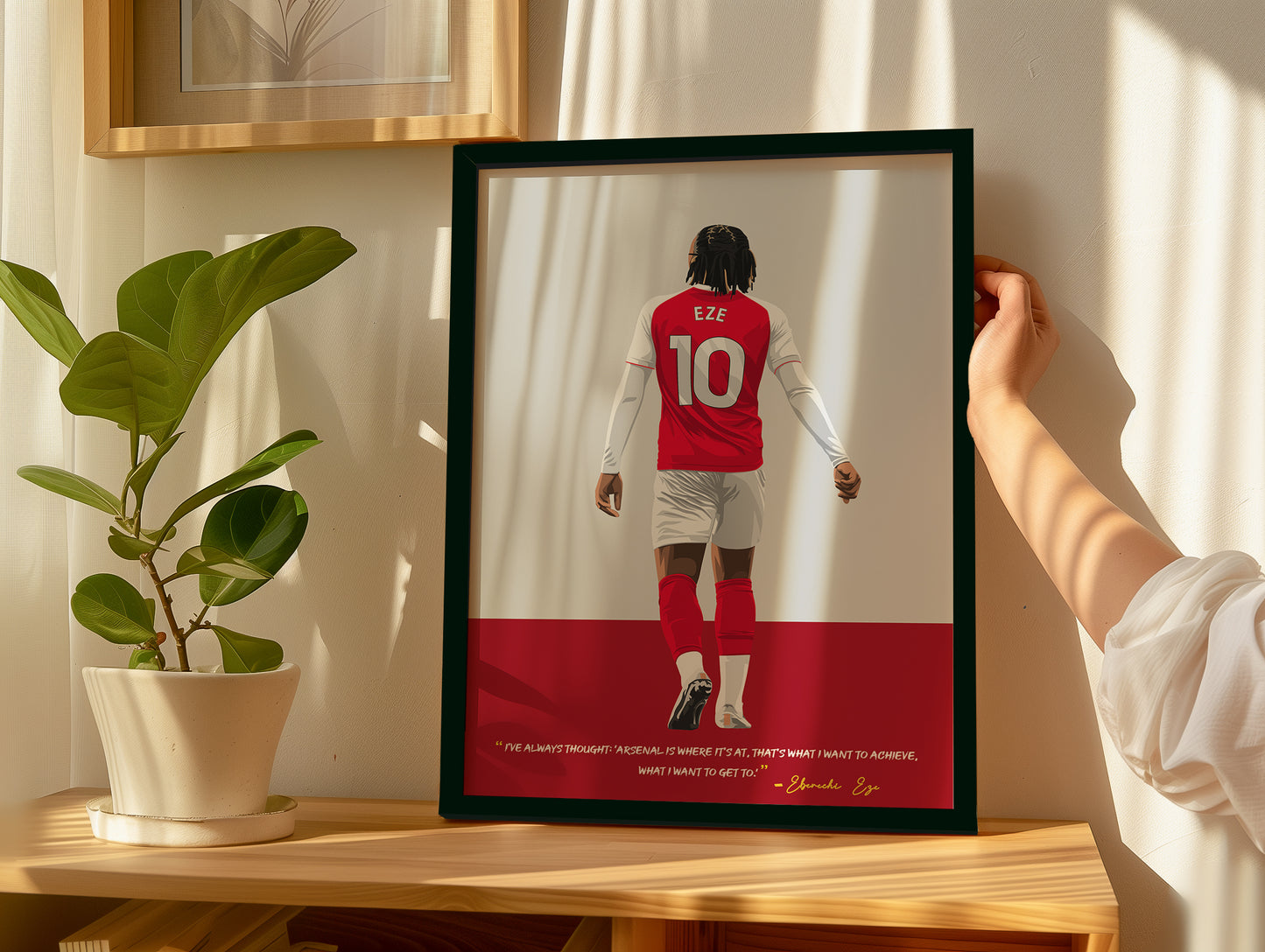 Eberechi Eze Arsenal Framed Poster