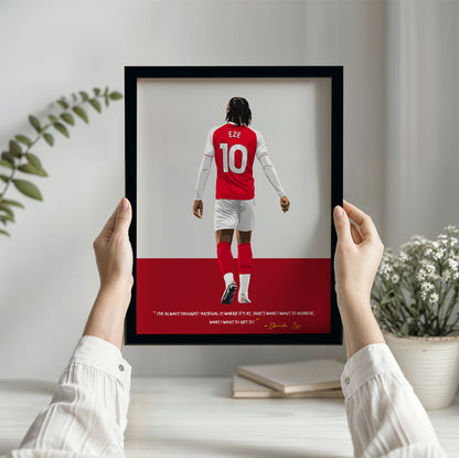Eberechi Eze Arsenal Framed Poster