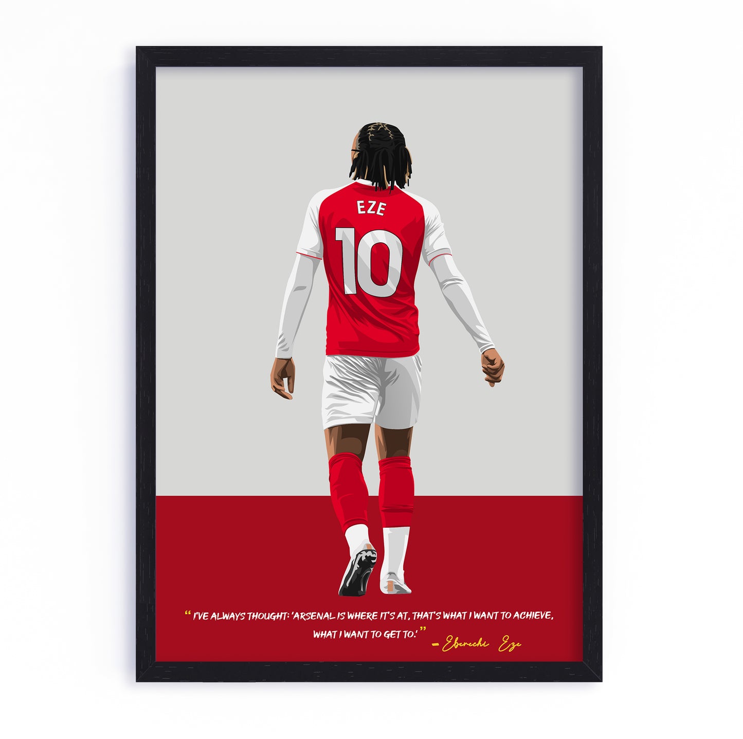 Eberechi Eze Arsenal Framed Poster