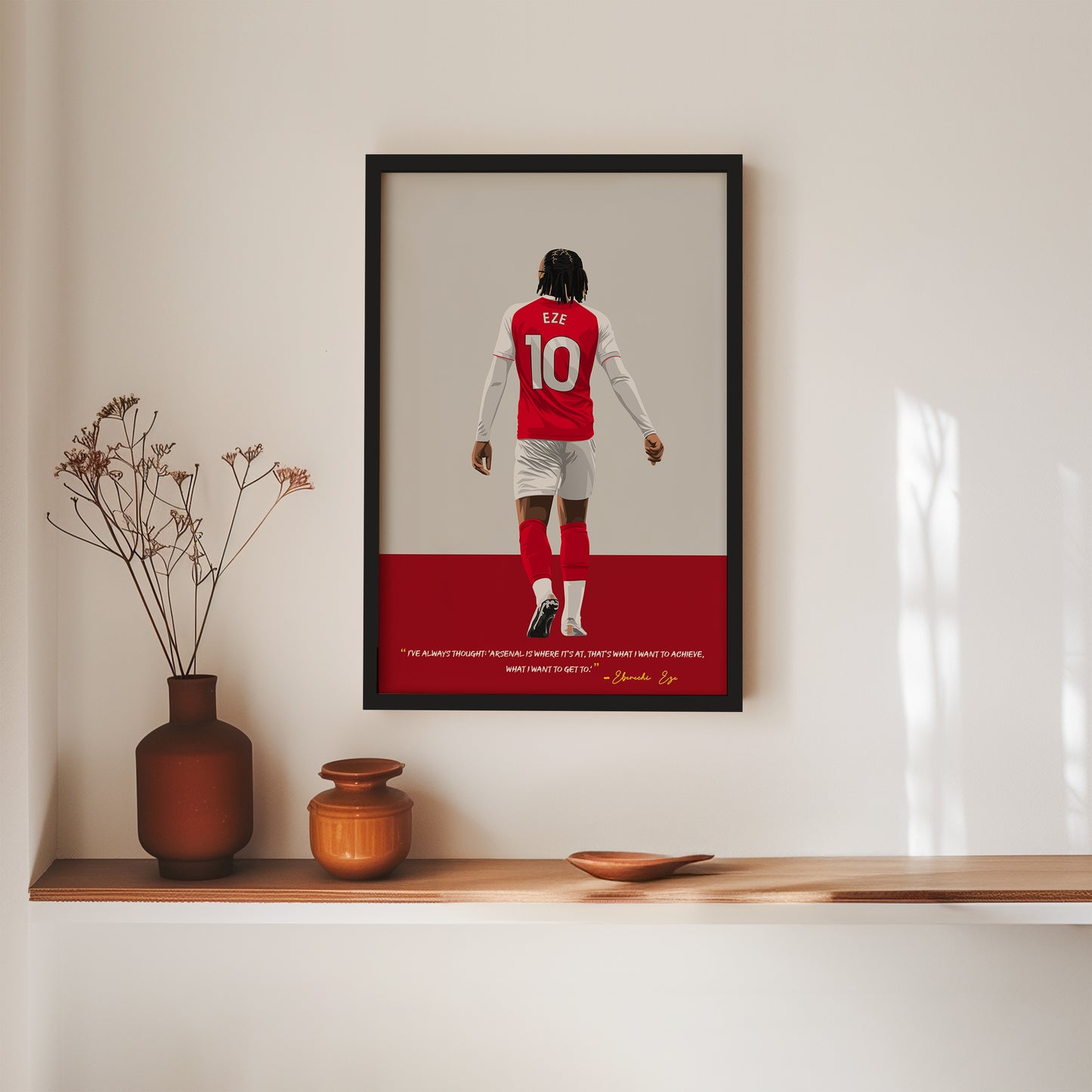 Eberechi Eze Arsenal Framed Poster