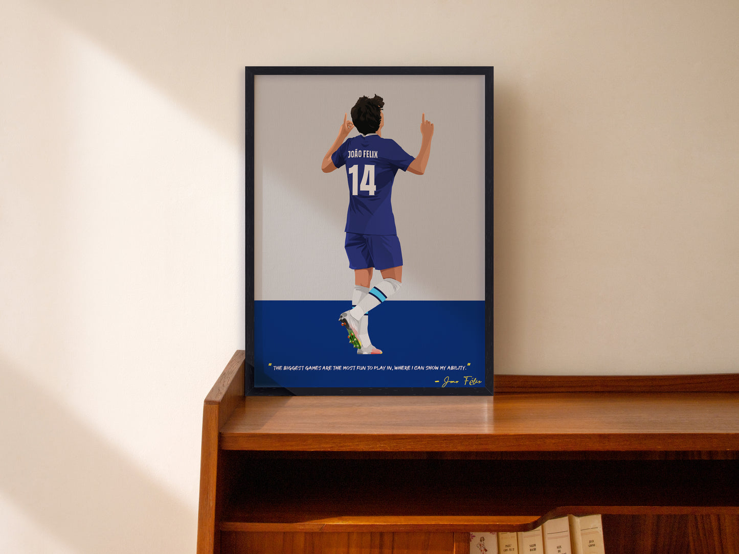 Joao Felix Chelsea Framed Poster