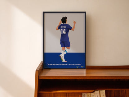 Joao Felix Chelsea Framed Poster