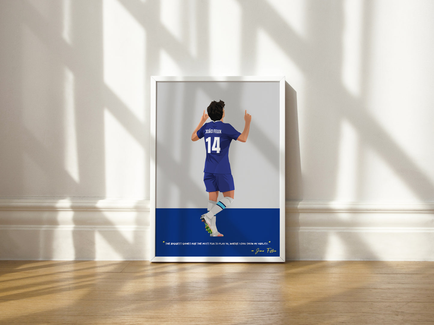 Joao Felix Chelsea Framed Poster