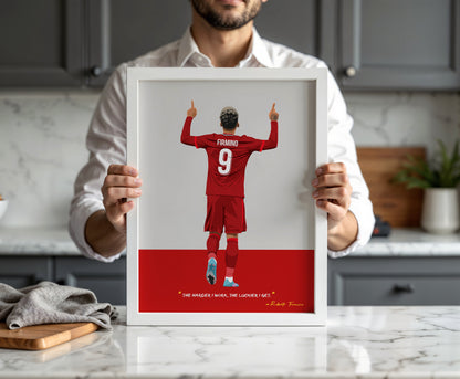 Roberto Firmino Liverpool Framed Poster