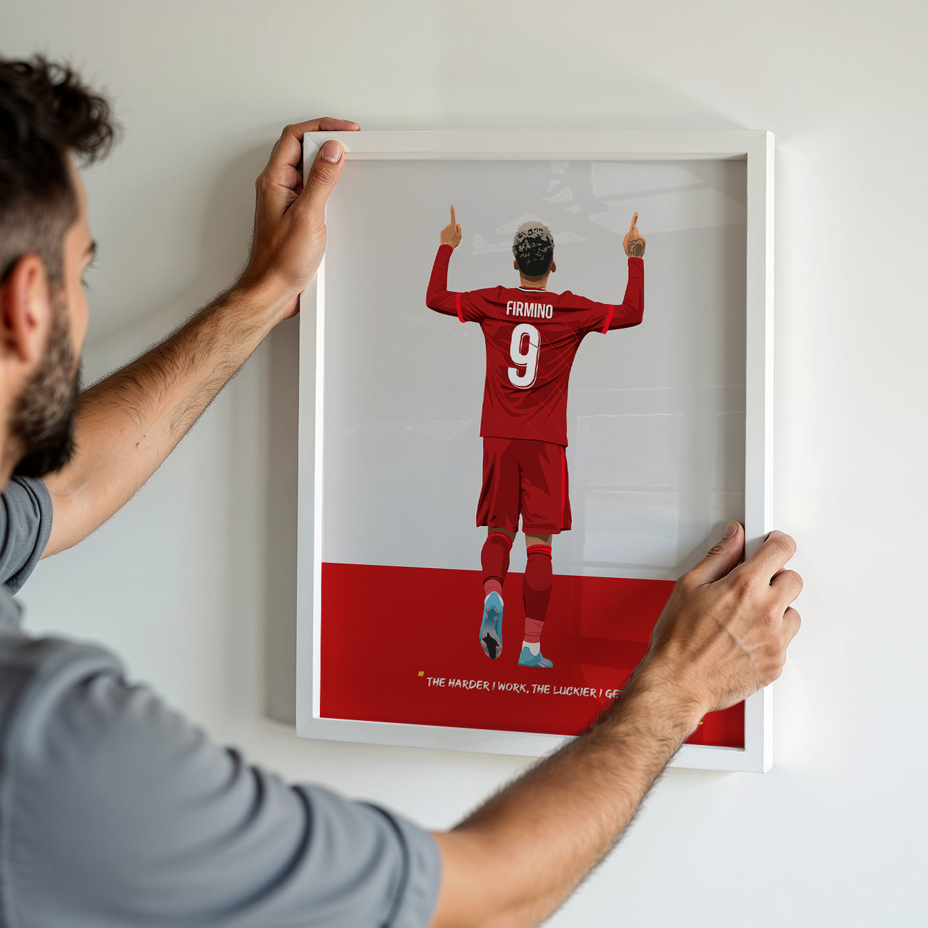 Roberto Firmino Liverpool Framed Poster