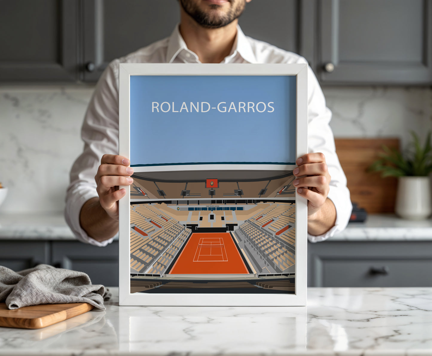 Roland Garros The French Open Framed Poster
