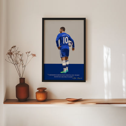 Eden Hazard Chelsea Framed Poster