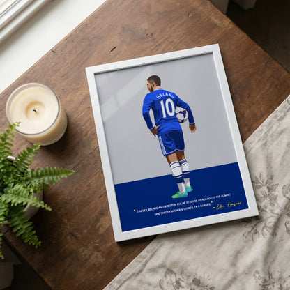 Eden Hazard Chelsea Framed Poster