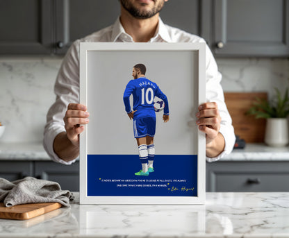 Eden Hazard Chelsea Framed Poster