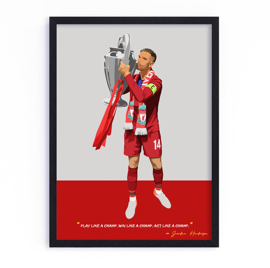 Jordan Henderson Liverpool Poster