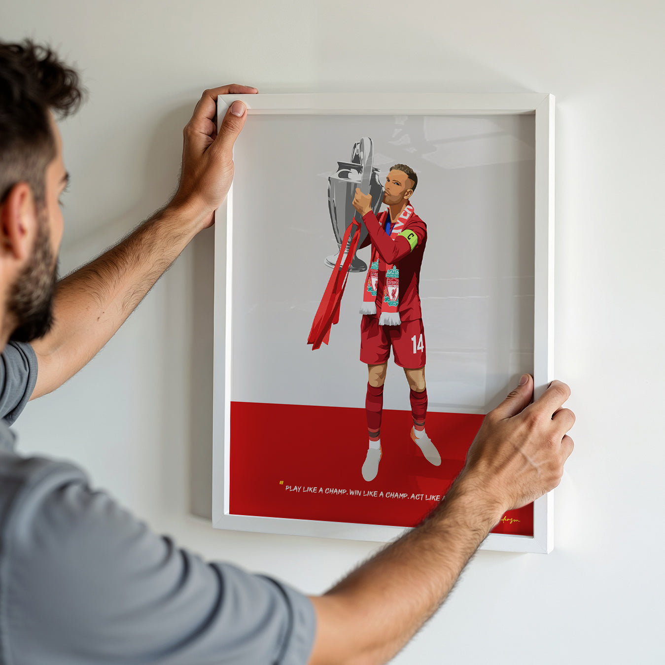 Jordan Henderson Liverpool Poster