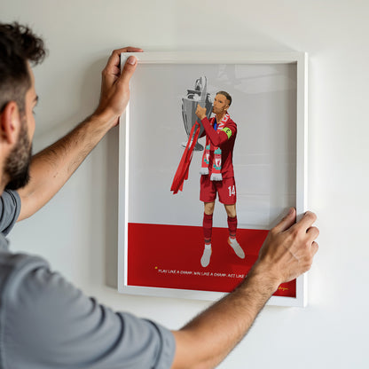 Jordan Henderson Liverpool Poster