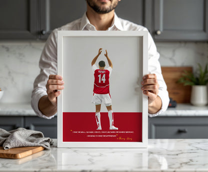 Thierry Henry Arsenal Framed Poster