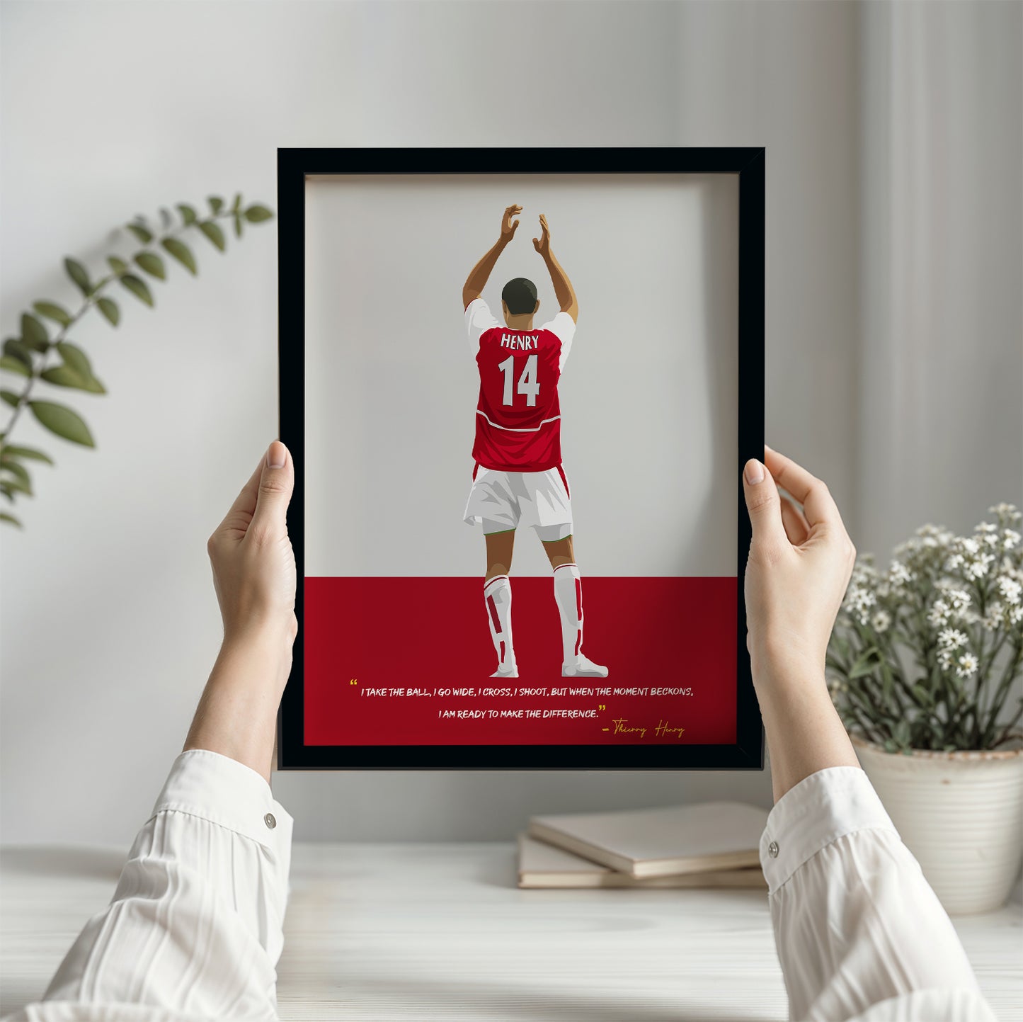 Thierry Henry Arsenal Framed Poster