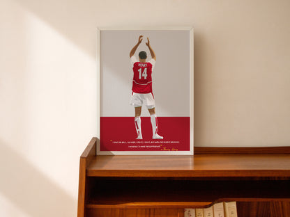 Thierry Henry Arsenal Framed Poster