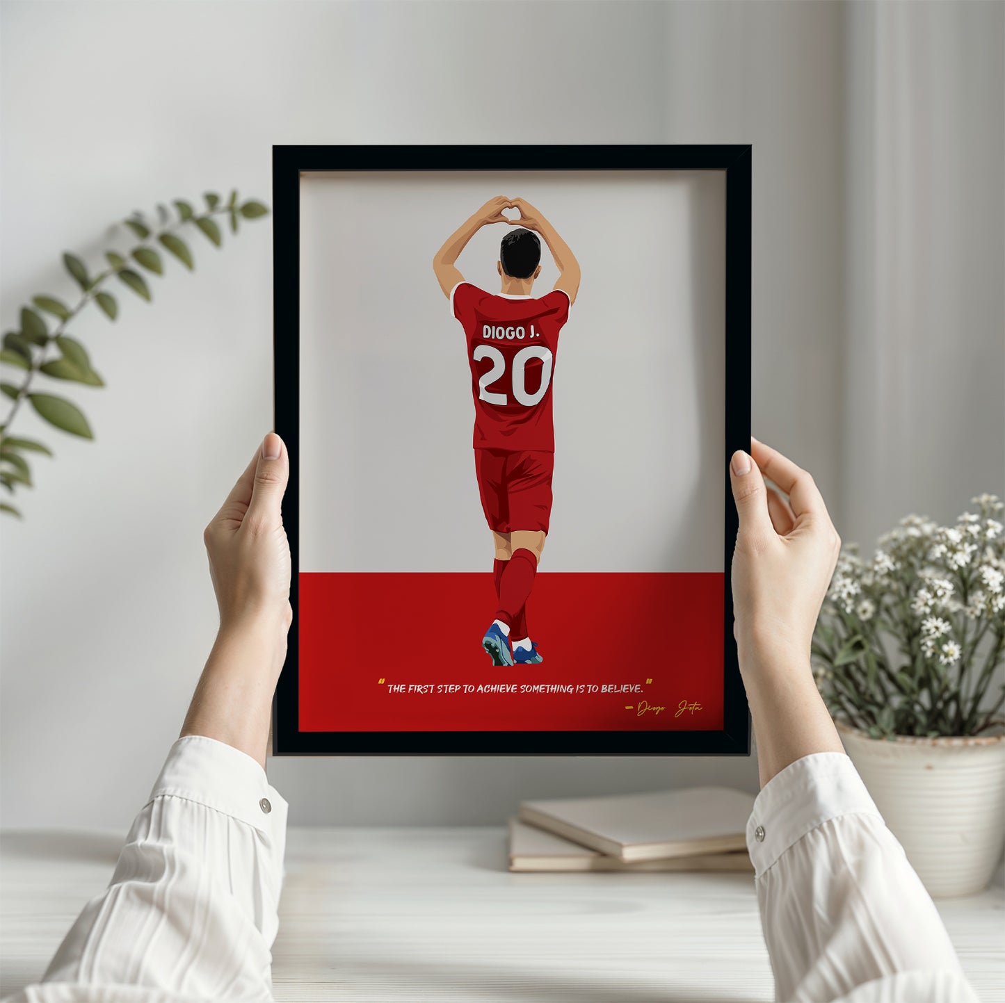 Diogo Jota Liverpool Framed Poster