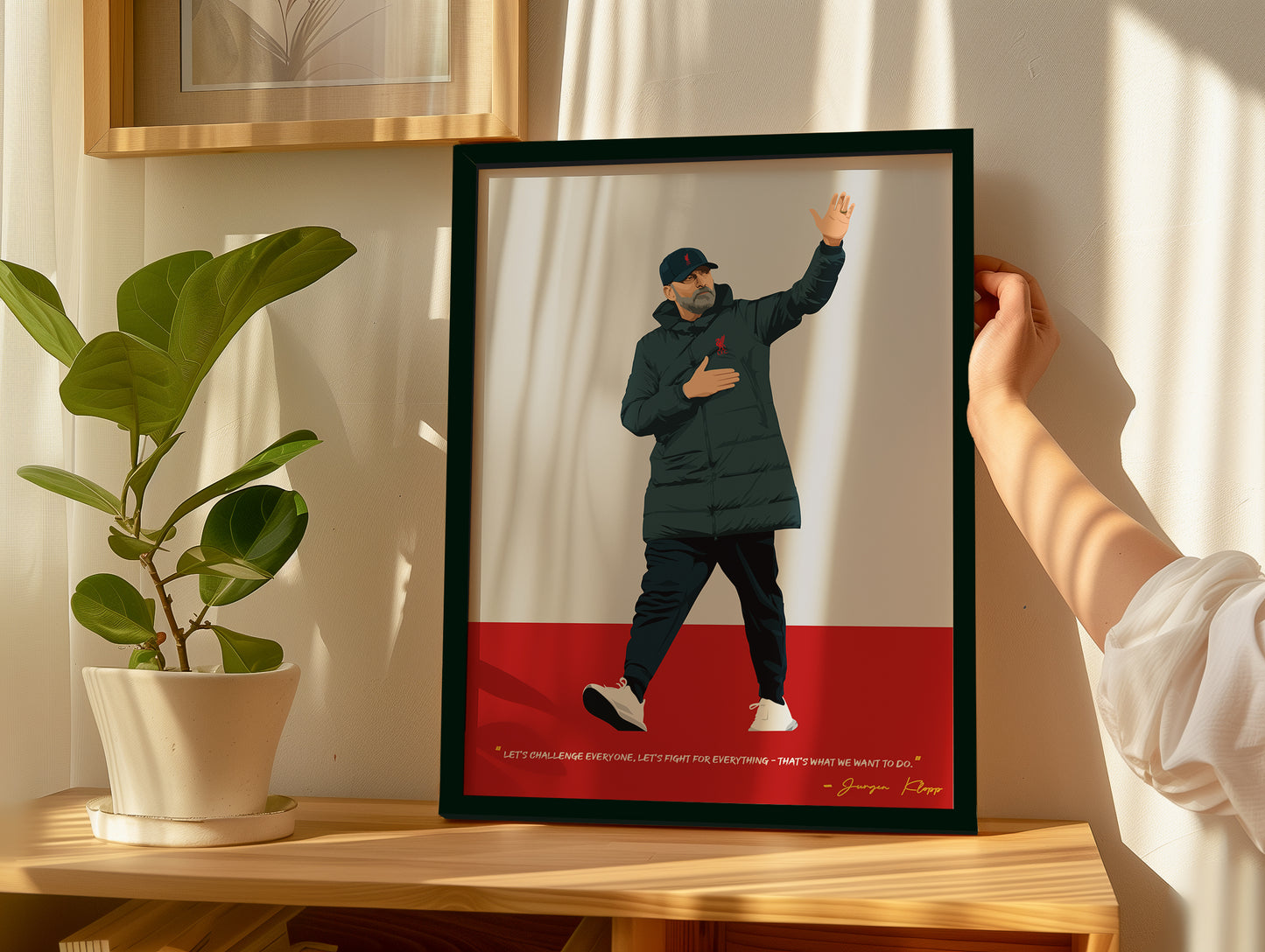 Jurgen Klopp Liverpool Tribute Art Frame
