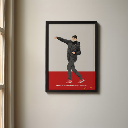 Jurgen Klopp Liverpool Framed Poster