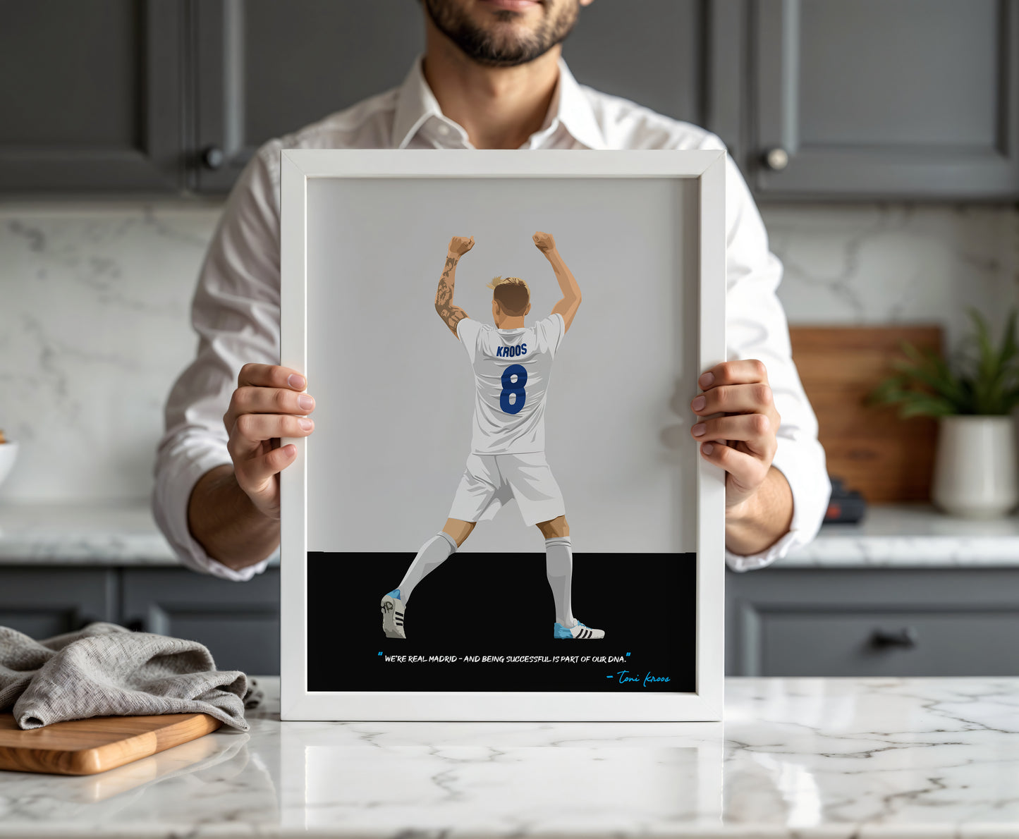Toni Kroos Real Madrid Framed Poster