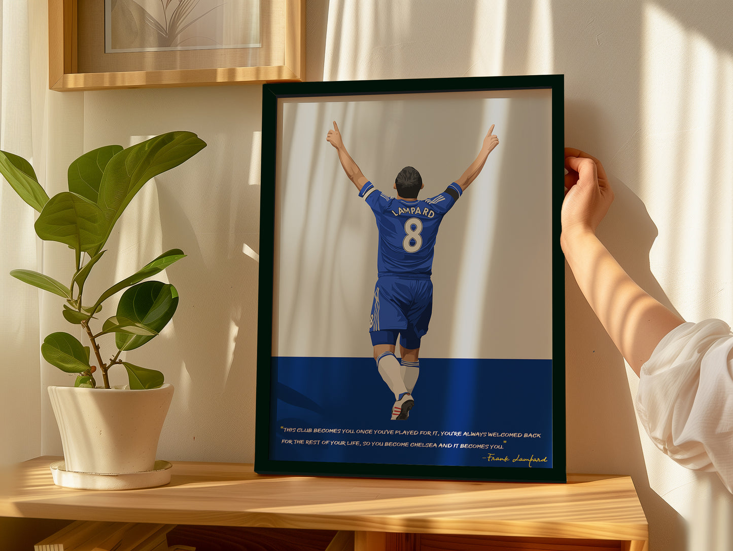 Frank Lampard Chelsea Framed Poster