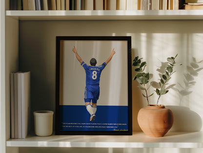 Frank Lampard Chelsea Framed Poster