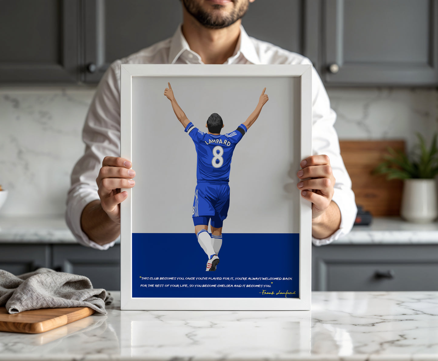 Frank Lampard Chelsea Framed Poster