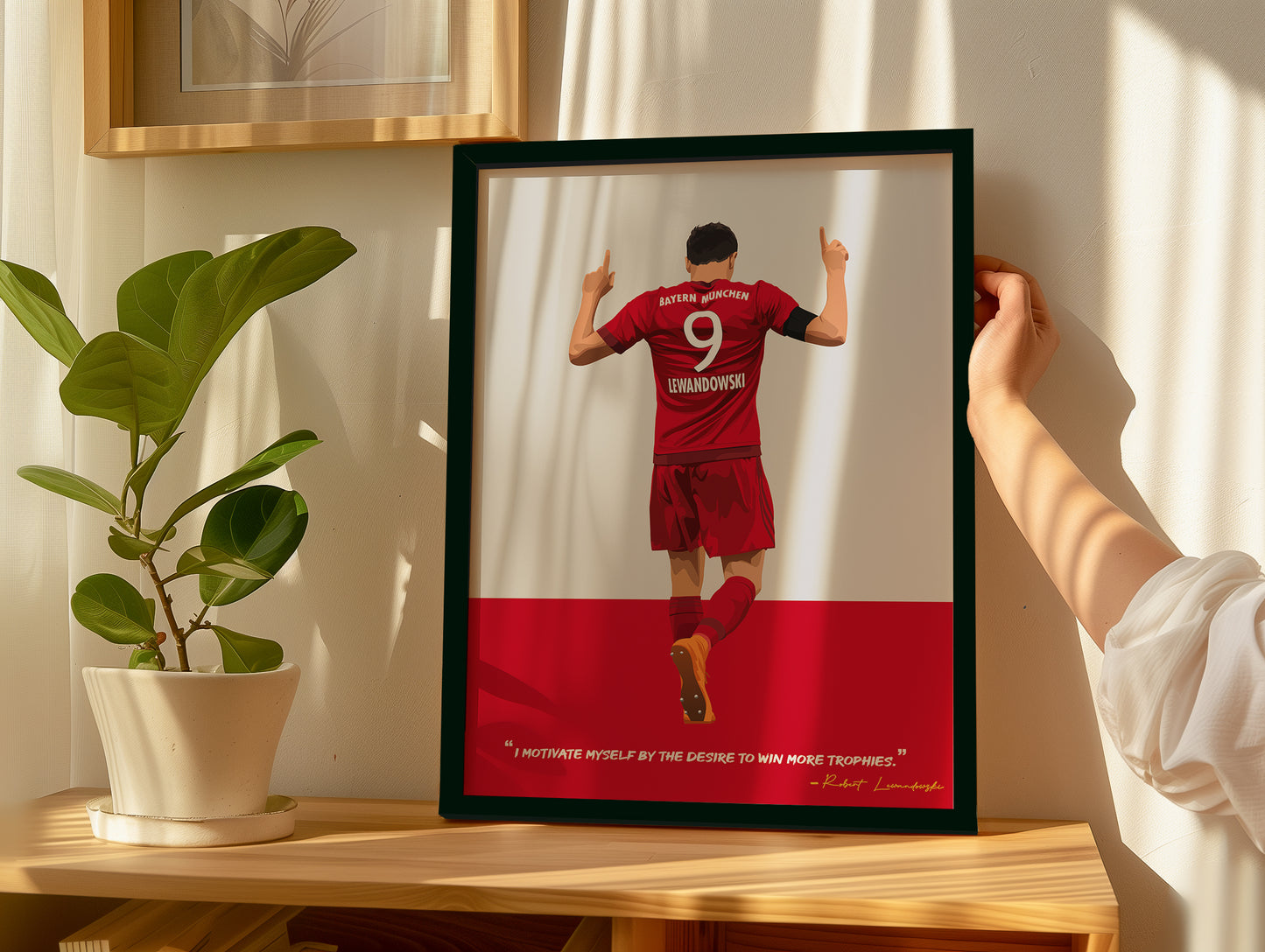 Robert Lewandowski Bayern Munich Framed Poster